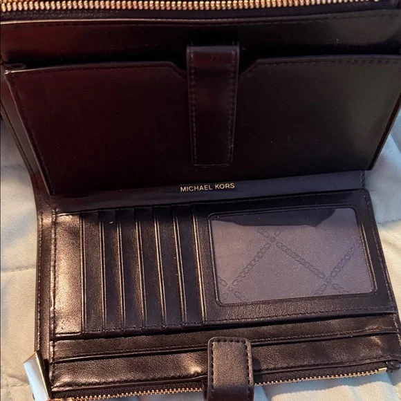 Michael Kors Black and Tan Signature Tote - Picture 5 of 5